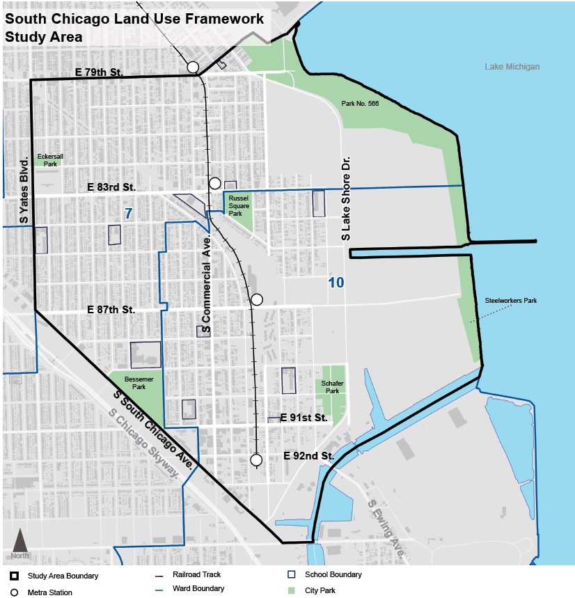 South Chicago Framework map